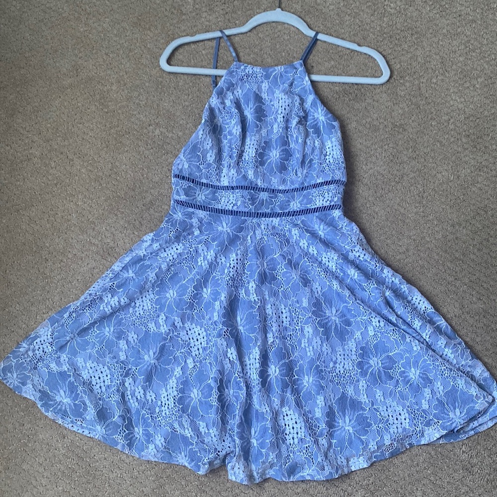 Blue flower dress